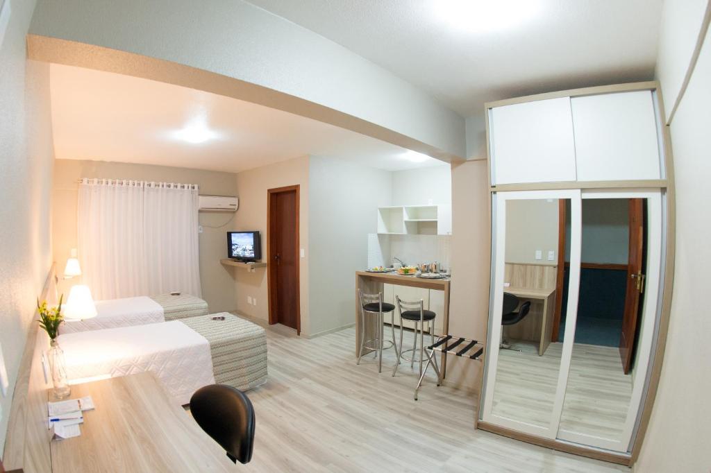 Aquarius Hotel Flat Residence Santa Cruz do Sul Kamer foto